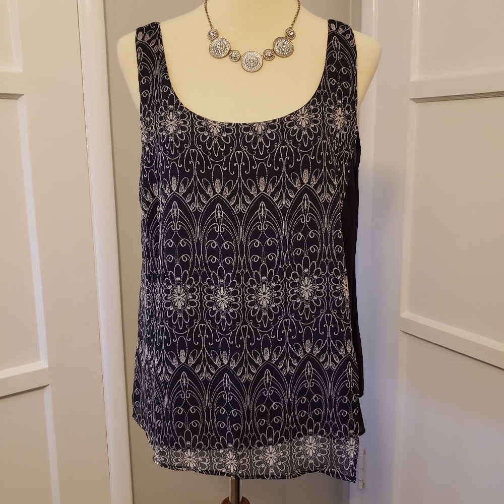 (#10) Sheer, Double Layered Blouse